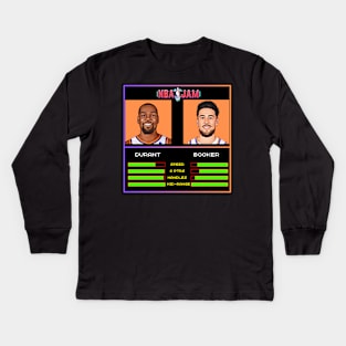 Durant & Booker - NBA Jam Edition Kids Long Sleeve T-Shirt